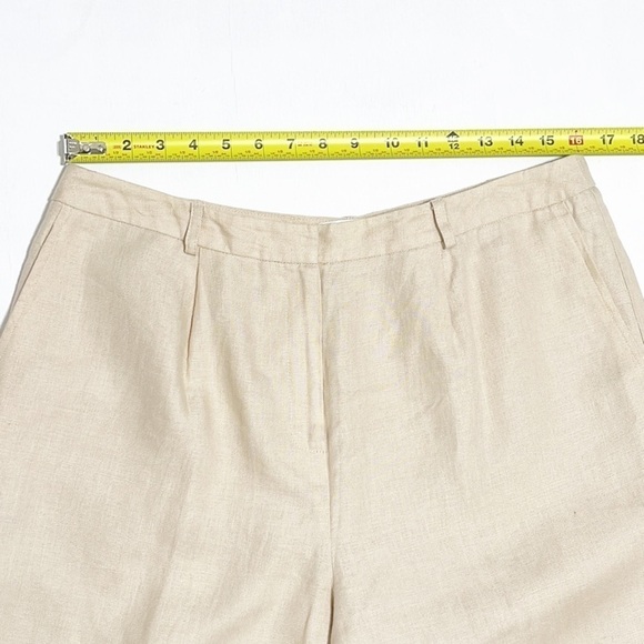 Talbots 100% LINEN Woman Casual Pants Size 14 - Picture 5 of 12